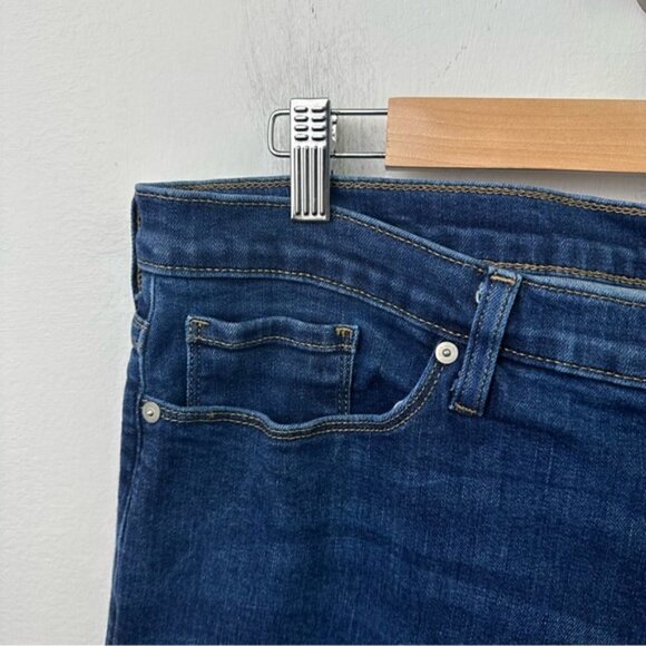 Banana Republic Mid Rise Skinny Dark Wash Jeans Size 35 - Picture 5 of 10